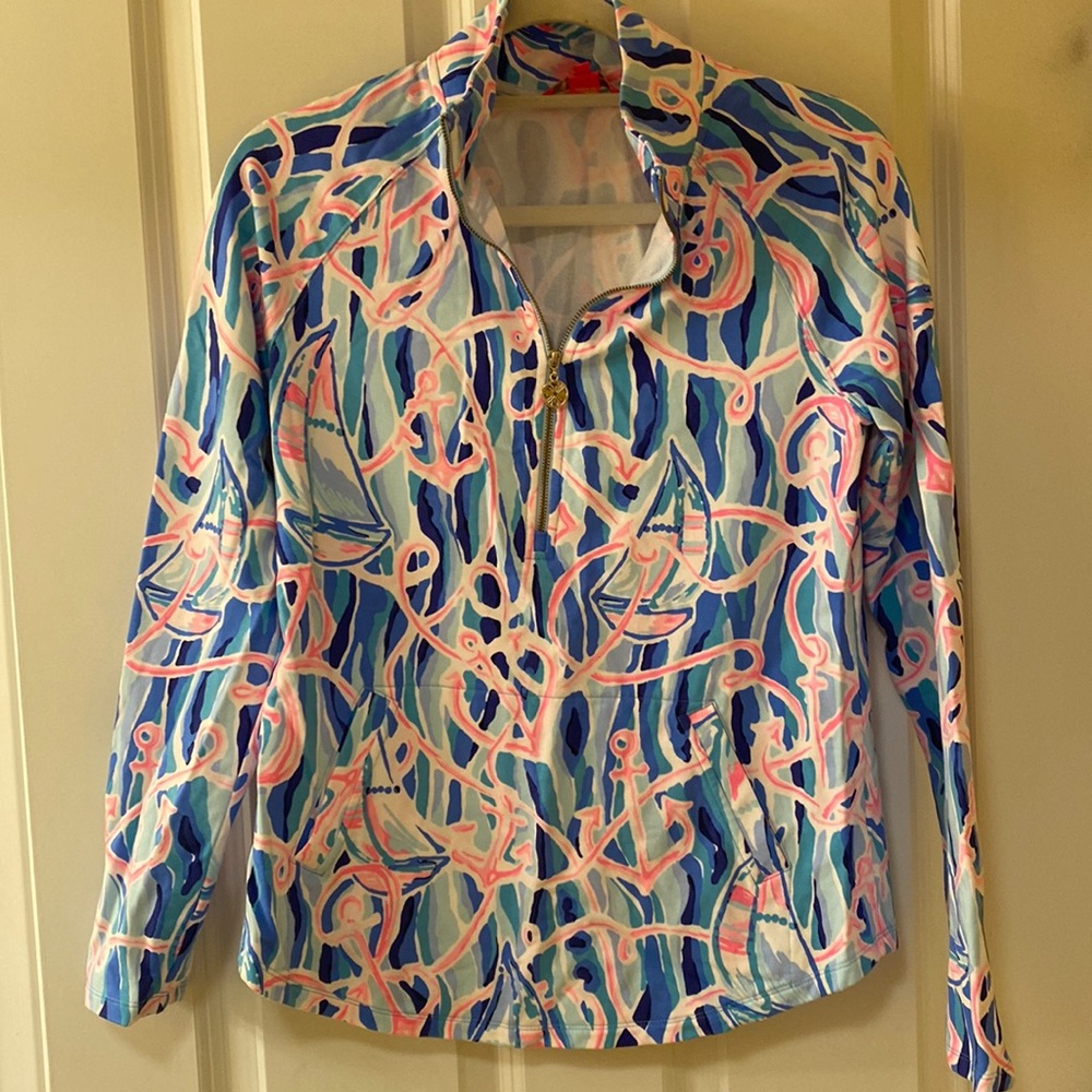 Lilly Pulitzer Popover in Reel Nauti - like new